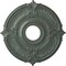 Ekena Millwork Attica Ceiling Medallion (Fits Canopies up to 5"), 18"OD x 4"ID x 5/8"P, Cloud Burst Crackle CM18ATCBC - alternate 1